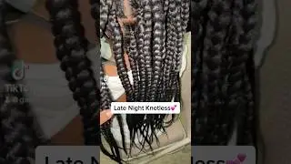 More knotless with Gawdez T. #newyorkhairstyles #trendinghairvideo #viralhairvideo
