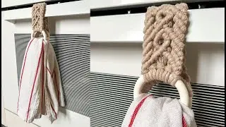 Macrame Towel Holder | Easy tutorial for beginners