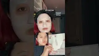 Collagen Mask MELTS Into Skin🤍😳 #antiaging #wrinkles #collagenmask #koreanskincare