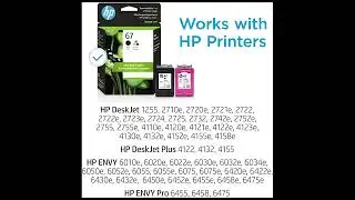 Original HP 67 Black/Tri-color Ink Cartridges
