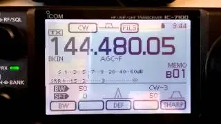 LA8VHF beacon JO48XX tropo 11.02.2015 = 854km =