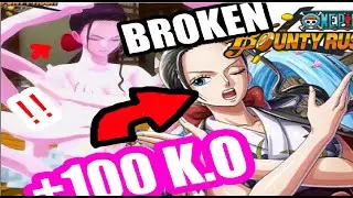 NICO ROBIN est&aacute; BROKEN! || +100 K.O || SURVIVAL || One Piece Bounty Rush