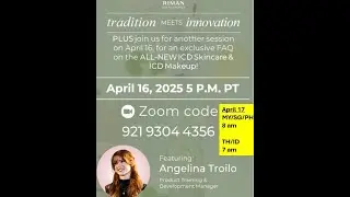 ICD Skin Care and Make Up FAQ - (2025-04-16) RIMAN USA Product Trainer Angelina Troilo
