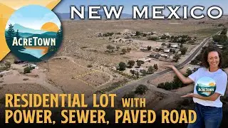 New Mexico Land for Sale South of Albuquerque | Mobile Homes OK | Power & Sewer | Fenced & Gated