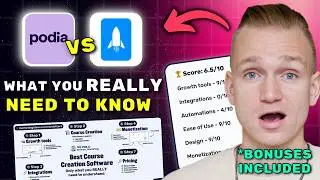Podia vs LaunchPass Review 2026 ($7280 In Bonuses + Discounts)