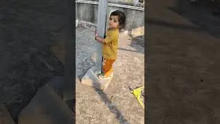 cute baby#enjoy on terrace #work# sweet baby# maharashtra #india