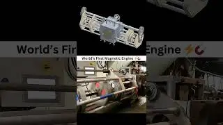 The world's largest magnet motor #technology #engineering #mechanical #mechanic #engine
