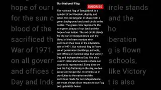 our national flag paragraph#class