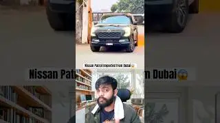 Nissan patrol imported from dubai in india😱 #caraccessories #carreview #automobile