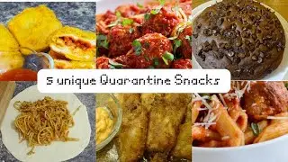 Quarantine (Lock Down) Dishes/Snacks/Munchies_ TOP 5 Simple and Easy recipes part 1