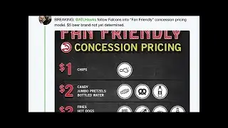 Media and Fans Celebrate Fan Friendly Concession Pricing | Atlanta Hawks