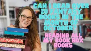 October Fantasy Pile of Possibilities (Book Box TBR)