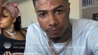 ChriseanRock & Blueface fighting on Ig Live (Gets violent) 🥵