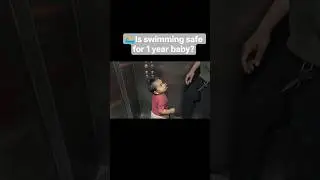 13 months baby swimming? 🤔💦