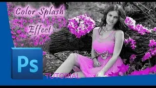 Photoshop tutorial 2016 How to make color splash effect Tutorial Photoshop