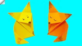 DIY paper toys DIY ORIGAMI PAPER FOX
