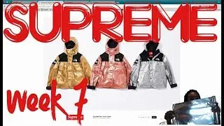 Supreme SS 18 Live Cop Week 7 | The North Face Drop!
