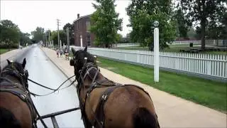 Horse Carriage Ride @ Greenfield Village!