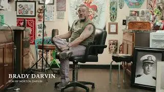 Brady's tattoo in honor of Morton Darvin in support of Veterans Legal Institute