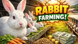 Rabbit Farming For Beginners #viral#trending #rabbit Farming 