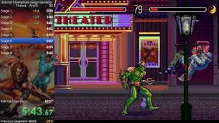 Eternal Champions (Sega Genesis) - Trident Speedrun (10:46) WR