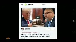 #Trump defeats #AlvinBragg and the chipmunks: REPLAY ON RUMBLE!