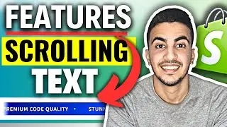 How To Add Scrolling Text To Description On Shopify Product page (Marquee Effect)