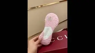 Gucci series pair thick soled sneakers! Gucci wave shoes