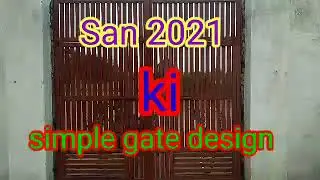 pipe main gate banana sikhen/Haw to make a simple 2 palla pipe gate//