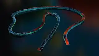 Cycles Blender Animation Dominosteine fallen drei Kameraansichten