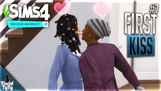 LANDON HAD HIS FIRST KISS | Sims 4 Lets Play #7 | Discover University Gameplay