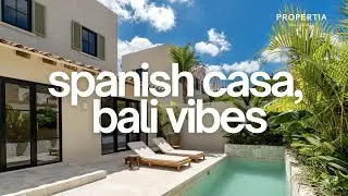 Step Inside a Spanish-Style Villa with Bali Vibes!