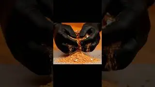 Sand & Glass Fruit Crush ASMR | 8K Macro #asmrsounds#shorts