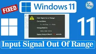 ✅ How To Fix Input Signal Out Of Range, Change Settings Monitor Error
