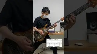 【TAB】Motley Crue - Looks That Kill - Guitar Riff #shorts #guitar