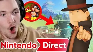 PROFESSOR LAYTON, TEARS OF THE KINGDOM, GAMEBOY GAMES!!! - Nintendo Direct February 2023 Reactions!