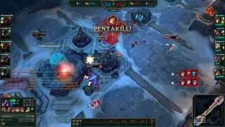 ~Miss Fortune Penta Kill and Inhibitor Troll Respawn~