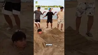Pir&aacute;mides en la playa 😱🏖️ #shorts