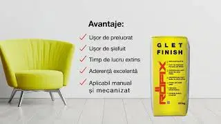 R&Ouml;FIX Glet FINISH - Glet de finisare pe bază de ipsos