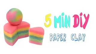 42】DIY Paper Clay Recipe【Clay Tutorial/Lovely4u】