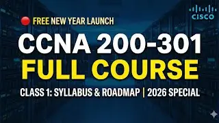  🚀 CCNA Full Course Launch! | Class 1: Syllabus Discussion | New Year 2026 Special