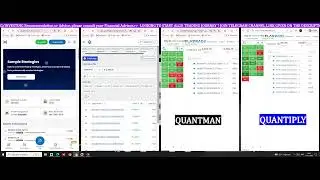 #ALGOTRADING with #QUANTMAN & #QUANTIPLY #livestreaming (TRADE FLIX) -17.11.2025 - EPISODE - 499