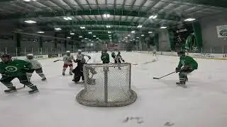 Lauren Hennessey Lightning Rod Energy Goalie GoPro Footage During Hockey Game
