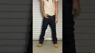 how to make stacked jeans #reworkedjeans #howto #cutandsew #baggyjeans
