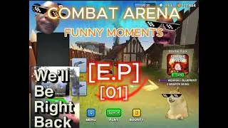 roblox COMBAT ARENA Funny moments......