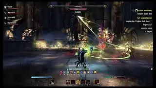 Testing Ps 5 : ESO | veteran random dungeon.