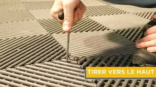IZIFLOOR - Comment d&eacute;clipser une dalle au milieu de son garage ?