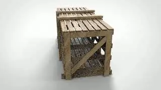 Wooden Crate 3d Model Download on 3d2v.com