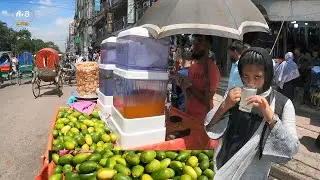 LEMON WATER: Summer Special Lemon Juice, Lembu Pani @ Tk 10 only! Bangladeshi Street Food