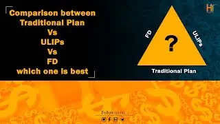 Comparison between Traditional Plan Vs ULIPs Vs FD - which one is best in hindi
